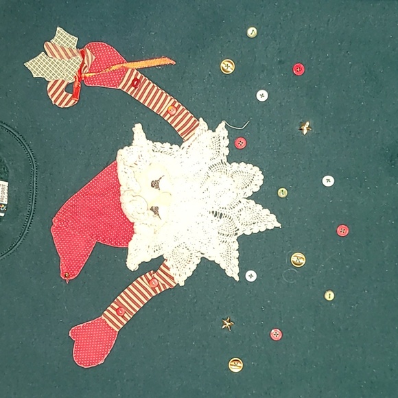 Vintage. Made in USA. Pro-Spirit. Custom. Crewneck pullover. Santa Claus. 3XL - Picture 4 of 15